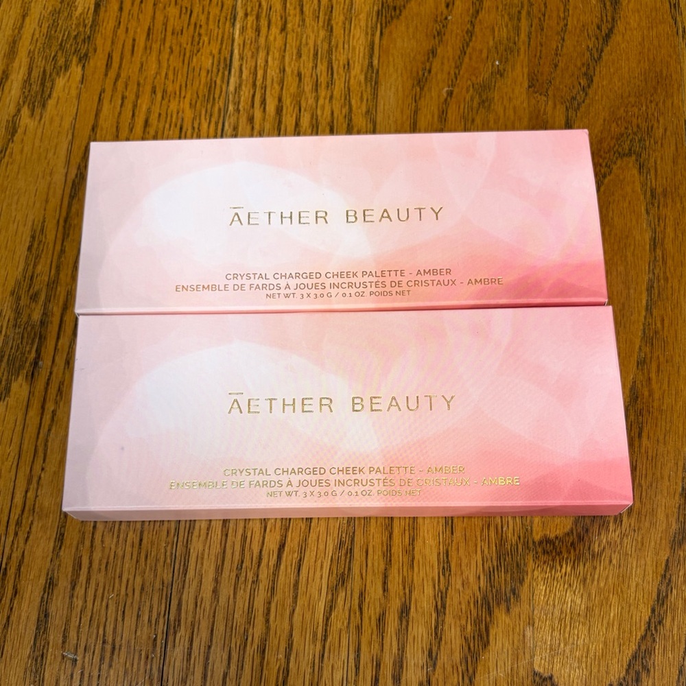 Aether Beauty Crystal Charged Amber Blush Shimmer Highlight Palette - Picture 2 of 6